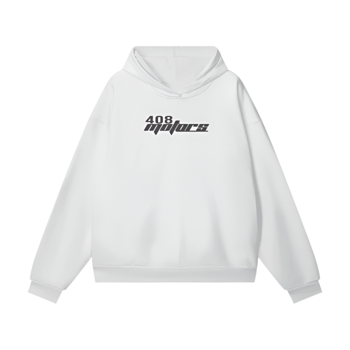 White 408 Motors Hoodie