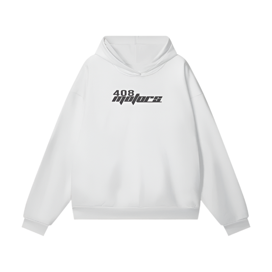White 408 Motors Hoodie